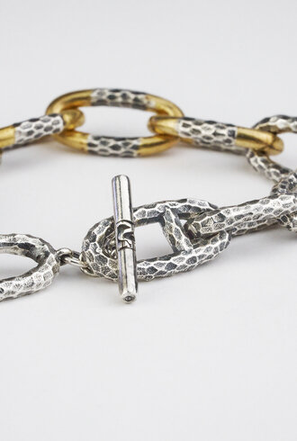 TAT2 VintageTwo Tone Chain Bracelet
