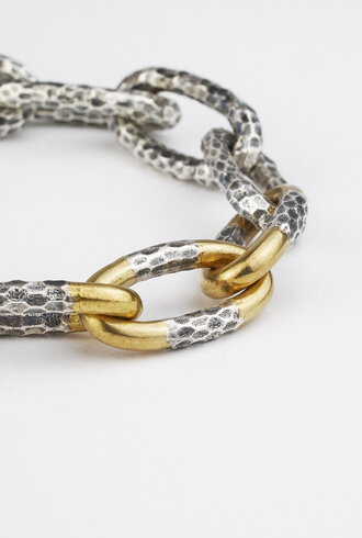 TAT2 VintageTwo Tone Chain Bracelet