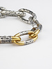 TAT2 VintageTwo Tone Chain Bracelet