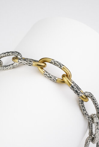 TAT2 VintageTwo Tone Chain Bracelet