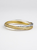 TAT2 Mixed Metal Trinity Bangles