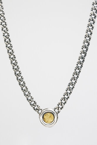 TAT2 Vintage Silver Olena Coin Necklace
