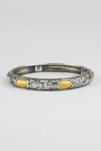 TAT2 Vintage Silver Cela Coin Bangle