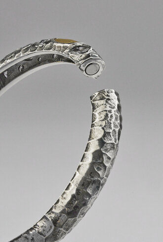 TAT2 Vintage Silver Cela Coin Bangle