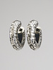 TAT2 Vintage Silver Largo Tube Earrings