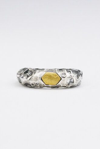 TAT2 Vintage Silver Vesta  Ring