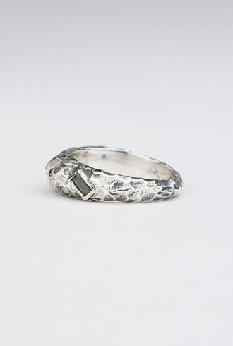 TAT2 Vintage Silver Vesta  Ring