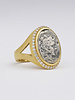 TAT2 Mixed Metal  Moneta Coin Ring