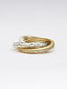 TAT2 Mixed Metal Trinity Ring