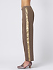 Raquel Allegra Tira Sweatpants Taupe Gold Stripe