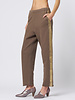 Raquel Allegra Tira Sweatpants Taupe Gold Stripe