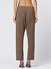 Raquel Allegra Tira Sweatpants Taupe Gold Stripe