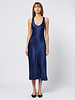 Raquel Allegra Valentina Midi Dress Navy