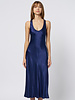 Raquel Allegra Valentina Midi Dress Navy
