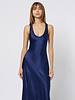 Raquel Allegra Valentina Midi Dress Navy