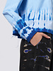 Raquel Allegra Cropped Painter Shirt Blue