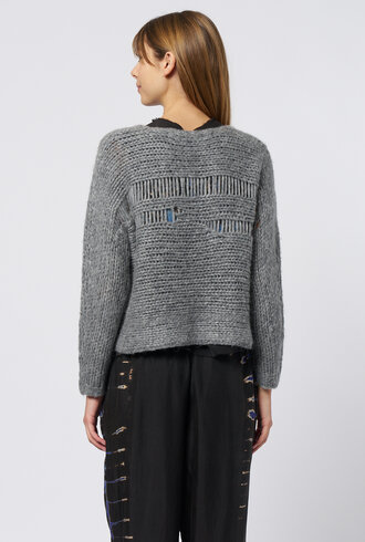 Raquel Allegra Quinn Pullover Heather