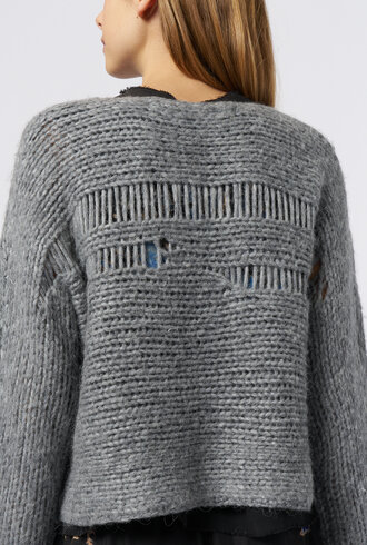 Raquel Allegra Quinn Pullover Heather