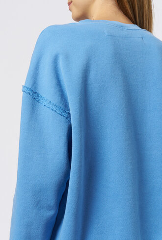 Raquel Allegra Hesperia Sweatshirt Wash Blue