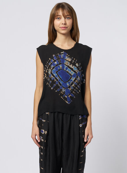 Raquel Allegra Lotta Tank Black