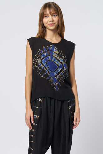 Raquel Allegra Lotta Tank Black