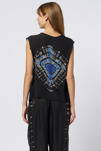 Raquel Allegra Lotta Tank Black