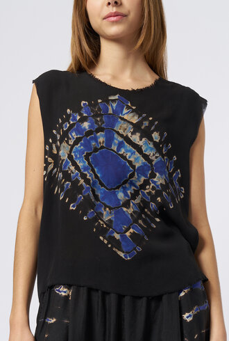 Raquel Allegra Lotta Tank Black
