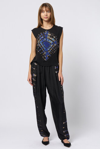 Raquel Allegra Lotta Tank Black