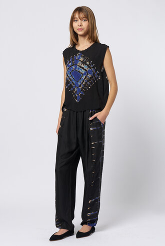 Raquel Allegra Lotta Tank Black