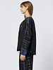 Raquel Allegra Poet Blouse Black