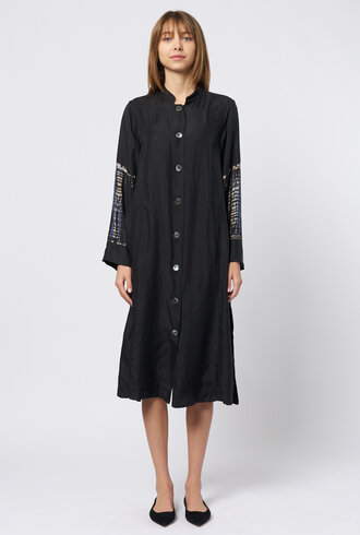 Raquel Allegra Cora Duster Black