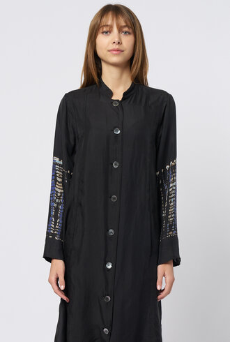Raquel Allegra Cora Duster Black