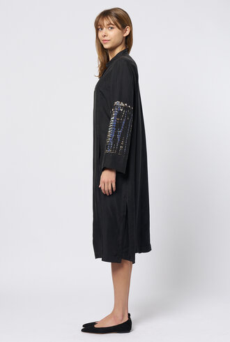 Raquel Allegra Cora Duster Black