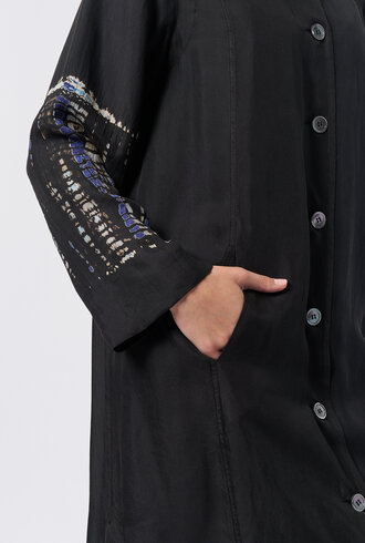 Raquel Allegra Cora Duster Black