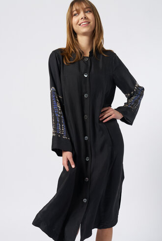 Raquel Allegra Cora Duster Black