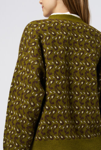 The Great The Slouch Cardigan Army Paisley