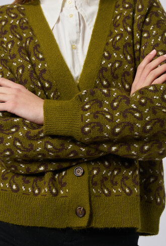 The Great The Slouch Cardigan Army Paisley