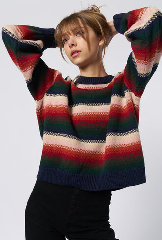 The Great The Bubble Pullover Stripe