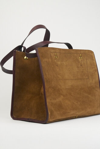 Jerome Dreyfuss Leon M, Split Suede Tabac