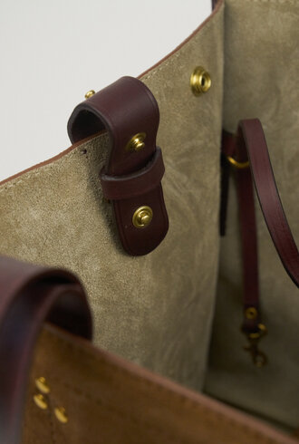 Jerome Dreyfuss Leon M, Split Suede Tabac