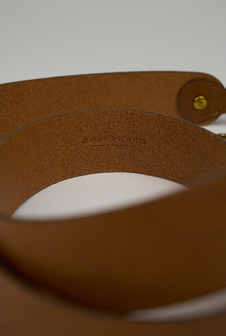 Jerome Dreyfuss Bandouliere Simple Cowhide Strap Chene
