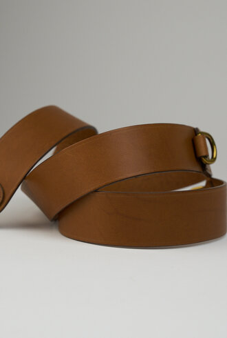 Jerome Dreyfuss Bandouliere Simple Cowhide Strap Chene