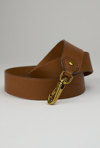 Jerome Dreyfuss Bandouliere Simple Cowhide Strap Chene