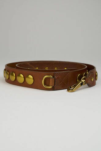 Jerome Dreyfuss Bandouliere Festival Strap Chene Brass