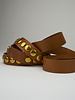 Jerome Dreyfuss Bandouliere Festival Strap Chene Brass
