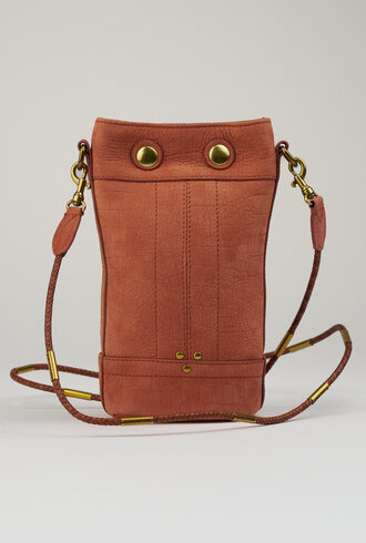 Jerome Dreyfuss Ben Mini Imprime Croco Terracotta