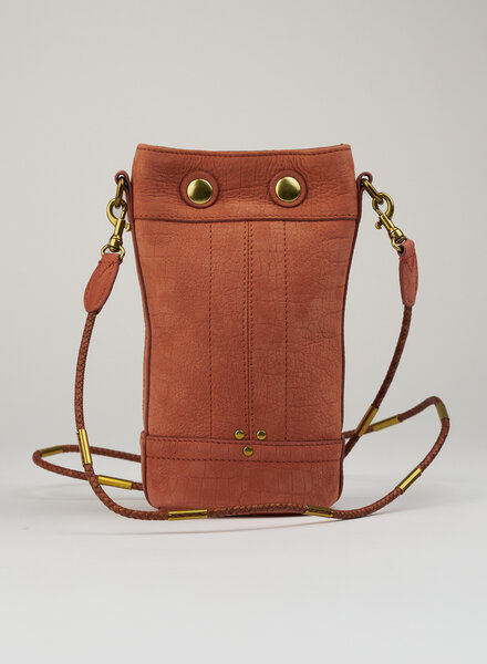 Jerome Dreyfuss Ben Mini Imprime Croco Terracotta