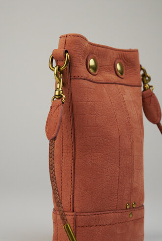 Jerome Dreyfuss Ben Mini Imprime Croco Terracotta