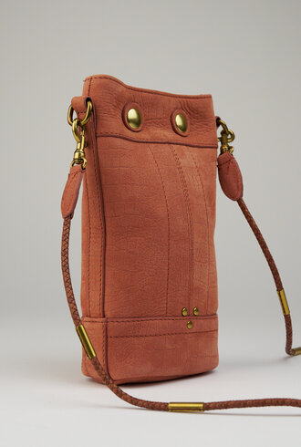Jerome Dreyfuss Ben Mini Imprime Croco Terracotta