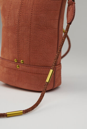Jerome Dreyfuss Ben Mini Imprime Croco Terracotta
